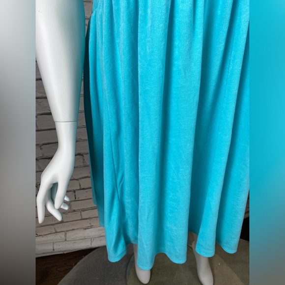 NWT Torrid Blue Beach Coverup Smocked Dress size 5x - Picture 6 of 8